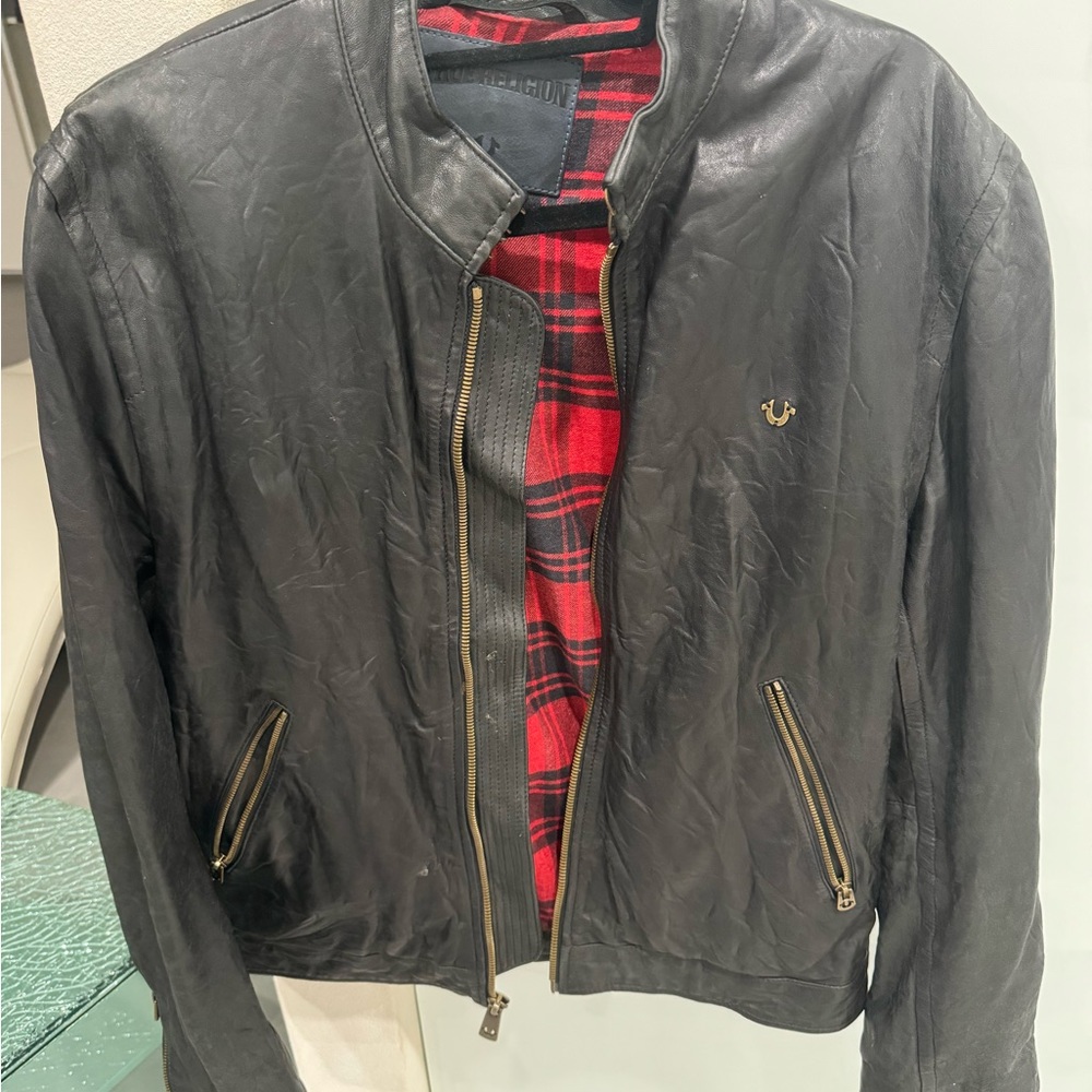 Men’s moto leather jacket